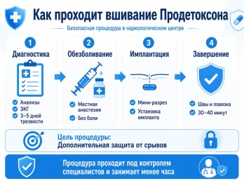 Имплантация Продетоксон в ЦАО Москвы